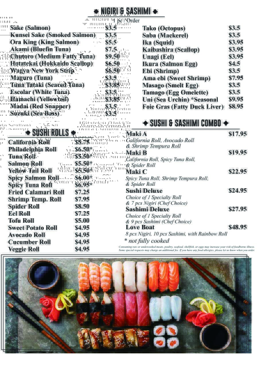 Bonzai Menu